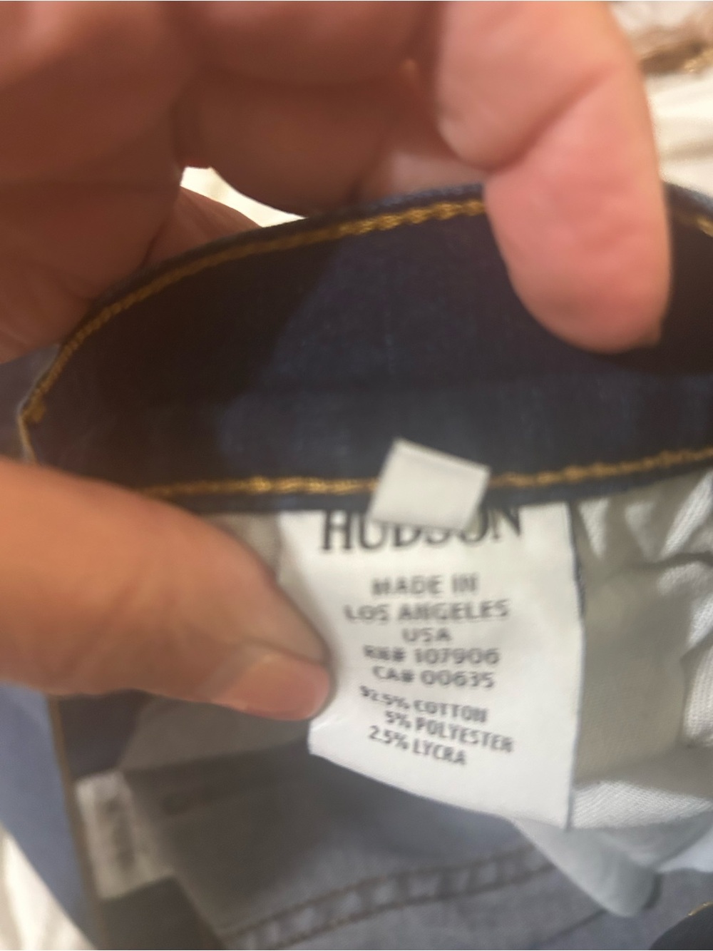 Women's Hudson Blue Slim Fit Jeans - Picture 3 of 4